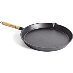 CAMPFIRE Round Frying pan - Solid Handle 30cm pre-seasoned, Τηγάνι από Μαντέμι, P91L-09