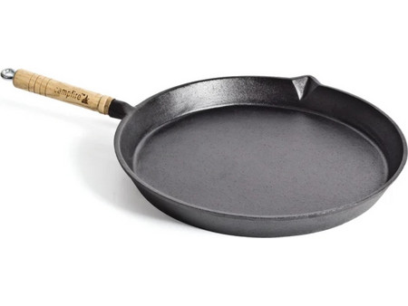 CAMPFIRE Round Frying pan - Solid Handle 30cm pre-seasoned, Τηγάνι από Μαντέμι, P91L-09