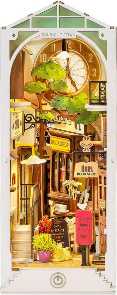 Robotime Rolife Stories in Books TGB02 Sunshine Town 246pcs Led Edition
