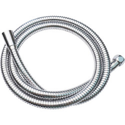 Inter Ceramic Σπιράλ Ντουζ IDC Anti Twist Χρωμέ 150 - 180cm