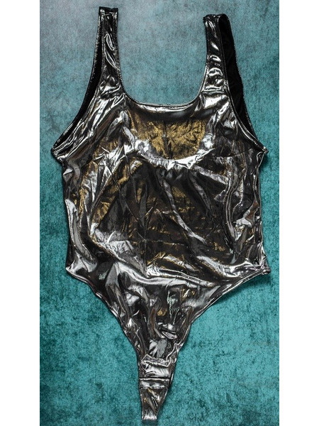Ophelia's Dream Lingerie - Metallic teddy silver- 10h4145slv