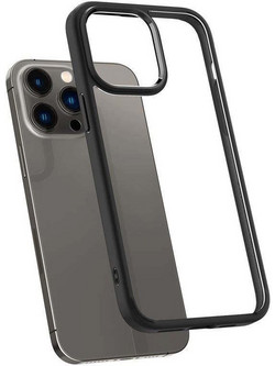 Θήκη SPIGEN Ultra Hybrid για iPhone 14 Pro - Διάφανο / Μαύρο
