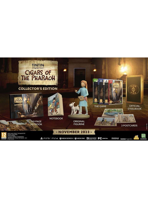 Tintin Reporter Cigars Of The Pharaoh Collector's Edition PS5