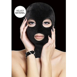 Ouch! Velvet & Velcro Mask with Eye & Mouth Opening