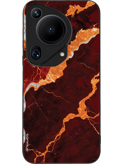 Sonique Marble Series Back Cover Red (Huawei Pura 70 Ultra)