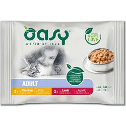Oasy World Of Love Adult with Lamb & Chicken 4x85gr