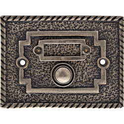 Roline K396 Κουδούνι από Ορείχαλκο Old Silver 98x73mm