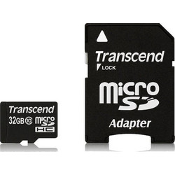 Transcend microSDHC 32GB Class 10 UHS-I + Adapter