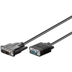 Goobay DVI-I/Vga Full Hd Cable, nickel-Plated - (50991)