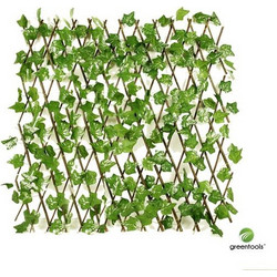 GREEN TOOLS Συνθετική Φυλλωσιά με Πέργκολα Ξύλινη 1x2m 103378