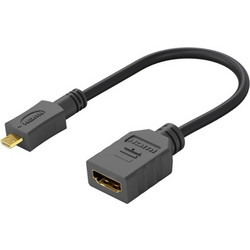 Micro HDMI to female HDMI Adapter Cable 15cm