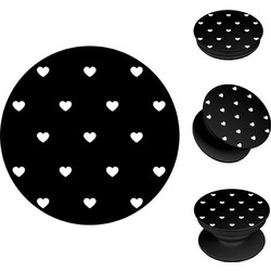 Sonique Heart Series Pop Socket Black 02