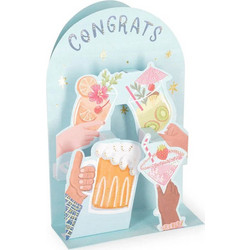 Ευχετήρια κάρτα Legami Congrats Cheers