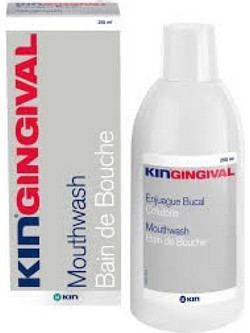 Kin Gingival Στοματικό Διάλυμα για Προστασία Ούλων Κατά της Πλάκας 250ml