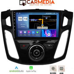 Carmedia CMDU409-3 Ford Focus 2011-2018 Ηχοσύστημα Αυτοκινήτου με Οθόνη Αφής & GPS