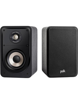 Polk Audio S15E Signature Ζεύγος Ηχείων Hi-Fi Βιβλιοθήκης 100W 2 Δρόμων Black