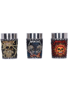 METALLICA - Pushead Art - Set of 3 Shot Glasses 8.5cm