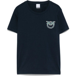 PINKO T-shirt με μικρό κεντημένο λογότυπο Nambrone 103320A2G7G1A