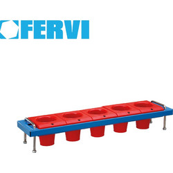 620x140x90hmm σταντ ISO50 κώνων 5 θέσεων FERVI PC50A