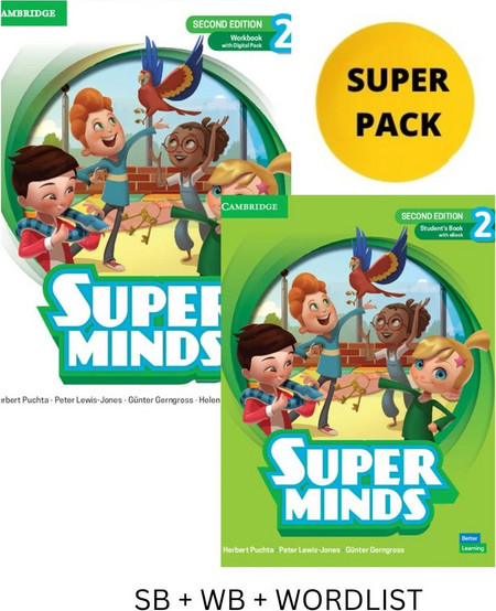SUPER MINDS 2 SUPER PACK 1 (SB + WB + WORDLIST) 2ND ED