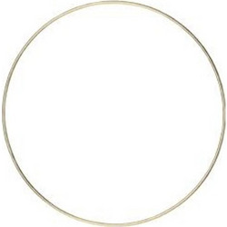 477843 BEAUTY HOME ΜΕΤΑΛΛΙΚΟΣ ΚΥΚΛΟΣ ΧΡΥΣΟΣ 20 CM