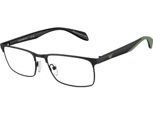 Emporio Armani EA1149 3001 Ανδρικός Σκελετός Γυαλιών Οράσεως Μεταλλικός Μαύρος