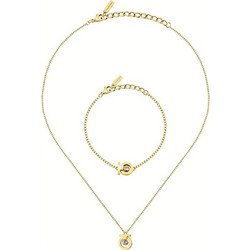 Σετ Κολιέ και Βραχιόλι Trussardi T-Logo TJAXC66