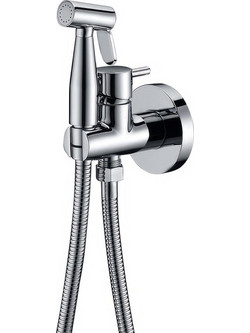 Εντοιχιζόμενο Σύστημα Μπιντέ Imex Munich Chrome Αναμεικτικό & Ντουζάκι Υγιεινής 1 Οπής (RDM001)