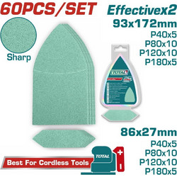 TOTAL ΕΠΑΓΓ. ΣΕΤ ΓΥΑΛΟΧΑΡΤΑ ΤΥΠΟΥ ΔΕΛΤΑ 93X172mm 60ΤΕΜ ΓΙΑ TPSLI2014 (TAC938660)