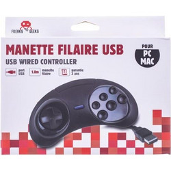 Freaks And Geeks - 6-button USB Controller MEGADRIVE shape for PC/MAC / PC