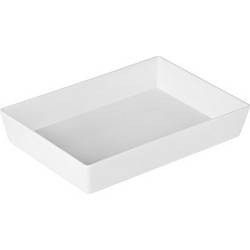 Έξτρα εσωτερικό μπωλ μελαμίνης 23x16xΥ4cm για κουτί Σερβιρίσματος RMS-NV-3225 λευκό c500061