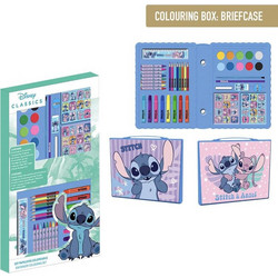 Disney Stitch colouring stationery set
