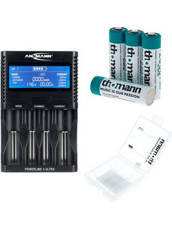 Ansmann Powerline 4 Ultra + 4xAA 2850mAh