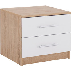 ΚΟΜΟΔΙΝΟ ΜΕΛΑΜΙΝΗΣ HM2220.06 SONAMA - ΛΕΥΚΟ 48x40,5x41,5 εκ