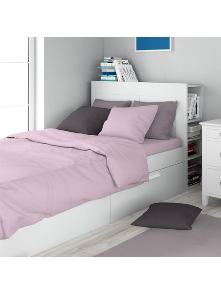 Dimcol Σετ Σεντόνια Μονά 3τμχ Βαμβακερά 160x240 Solid 506 Light Purple
