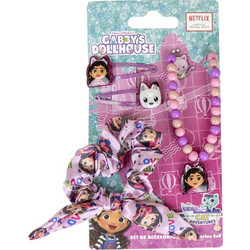 Gabby's Dollhouse necklace and hair accessory set