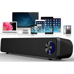 Ασύρματο Bluetooth Ηχείο Soundbar 6W με RGB Φωτισμό για Υπολογιστές & Τηλεοράσεις