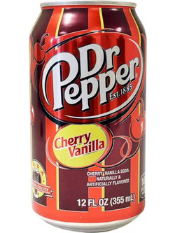Αναψυκτικό Dr Pepper Cherry Vanilla Flavour 355ml