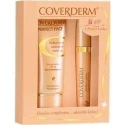 Coverderm Gift Set Perfect Face Cover waterproof make -up and Perfect Lashes Mascara
