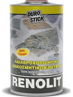 DUROSTICK RENOLIT ΑΔΙΑΒΡΟΧΟΠΟΙΗΤΙΚΟ ΠΕΤΡΩΝ 1 LT (ΝΤΡΕ01)
