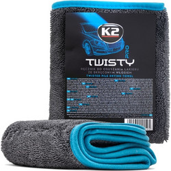 K2 Πετσέτα Στεγνώματος Διπλής Όψης twisted Pile 40x60cm 600 Gsm Twisty Pro