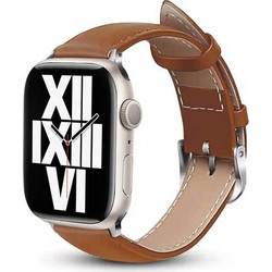 Crong Noble Λουράκι Δερμάτινο Mokka (Apple Watch 42 / 44 / 45mm)