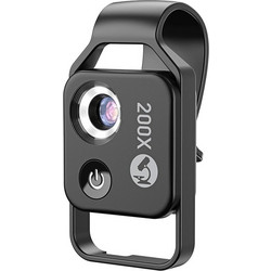 APEXEL φακός μικροσκόπιο APL-MS002 για smartphone κάμερα, 200x zoom, LED