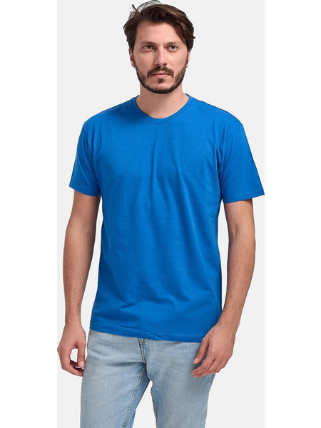 Κοντομάνικη μπλούζα JHK T-SHIRTS ΜΠΛΕ ΡΟΥΑ - Μπλε Ρουα