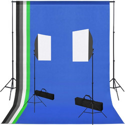 vidaXL 3051363 Kit με Φόντο και SoftBox