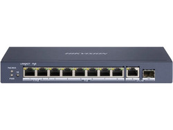 Hikvision DS-3E0510HP-E Unmanaged L2 Switch με 9 Θύρες Ethernet 1Gbps
