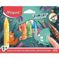 Κηρομπογιές Maped Jungle Fever Wax 12 Χρώματα