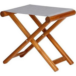 Πτυσσόμενο Σκαμπό Γκρι Teak 63001GR Marine Business (45x36x46 cm)