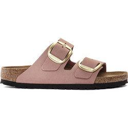 Birkenstock Arizona Big Buckle Δερμάτινα Γυναικεία Σανδάλια Ανατομικά Nude 1024074