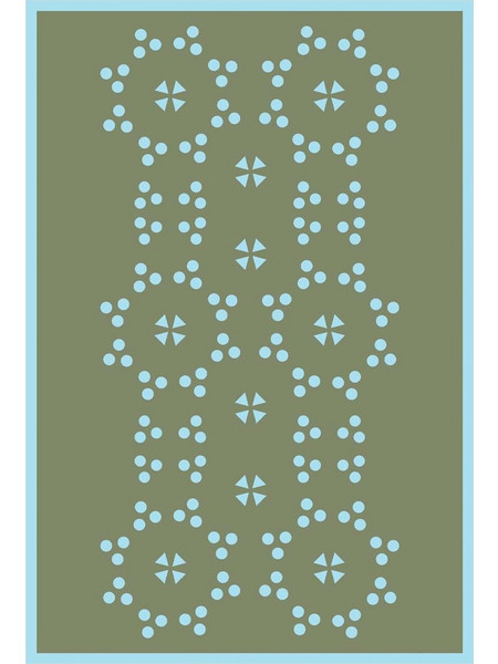 Sorbet Island Patterned Pareo Mint